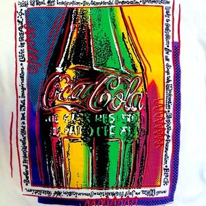 Vintage 90’s (1994) Coca-Cola Graphic Tee—“What is real, what’s imagination” XL